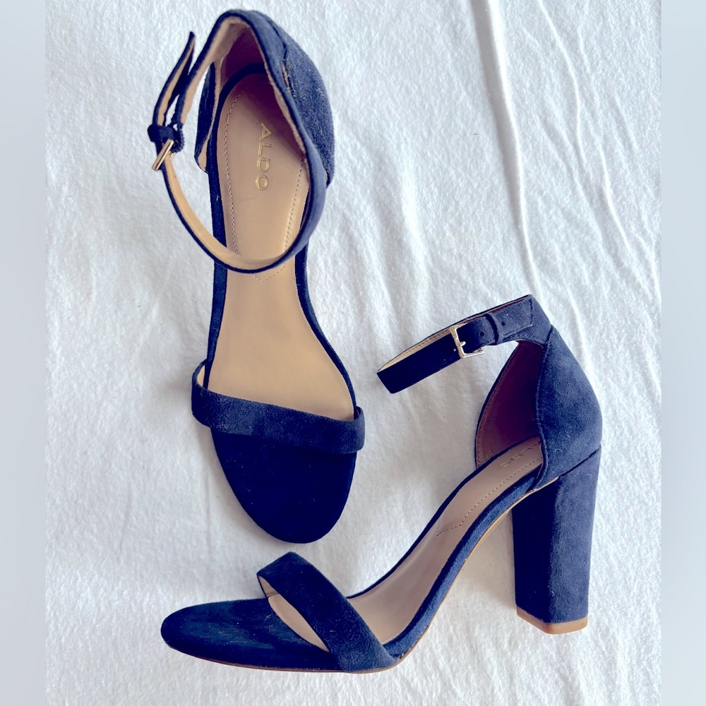 Aldo suede heels